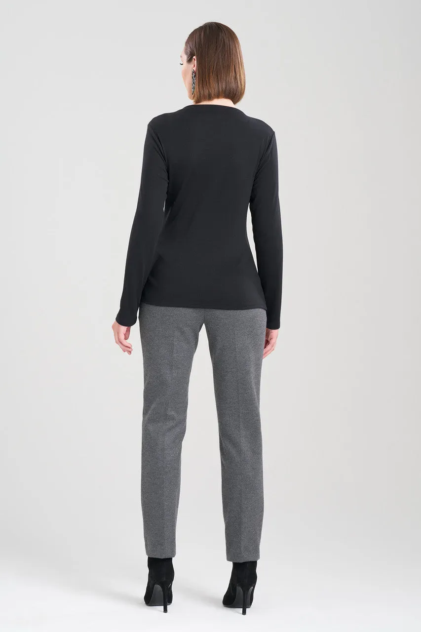 Layering Jersey Knit Drape Top sold by Natori product image thumbnail 2