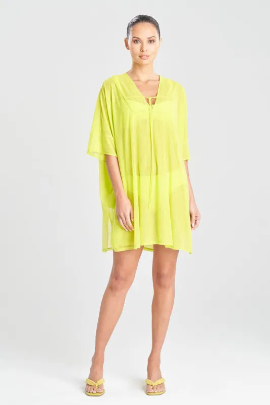 Heleneca Mesh Wedge Short Caftan sold by Natori