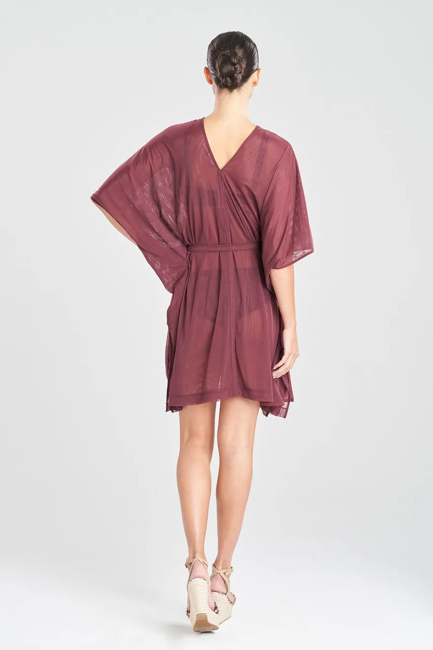 Heleneca Mesh Belted Short Caftan sold by Natori product image thumbnail 2