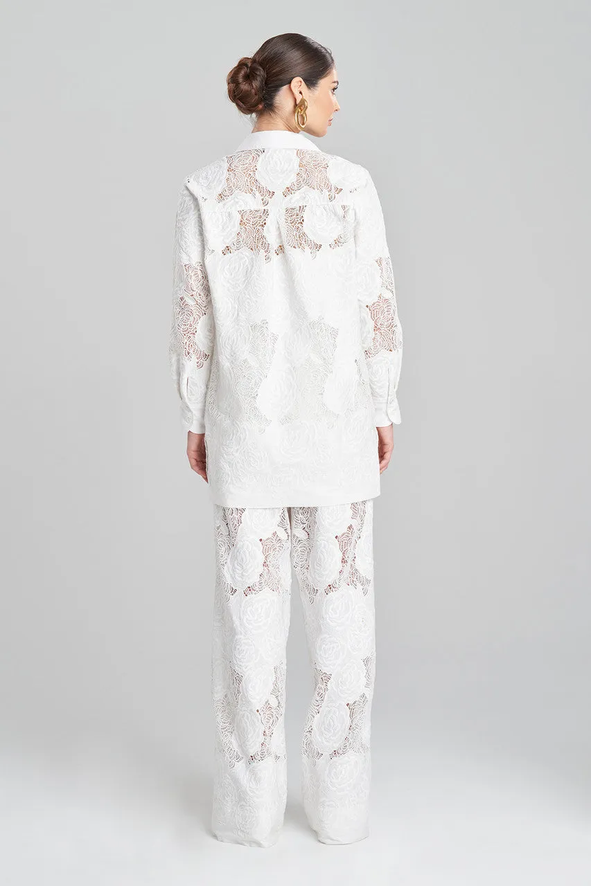 Calado Embroidery Cotton Pants sold by Natori product image thumbnail 2