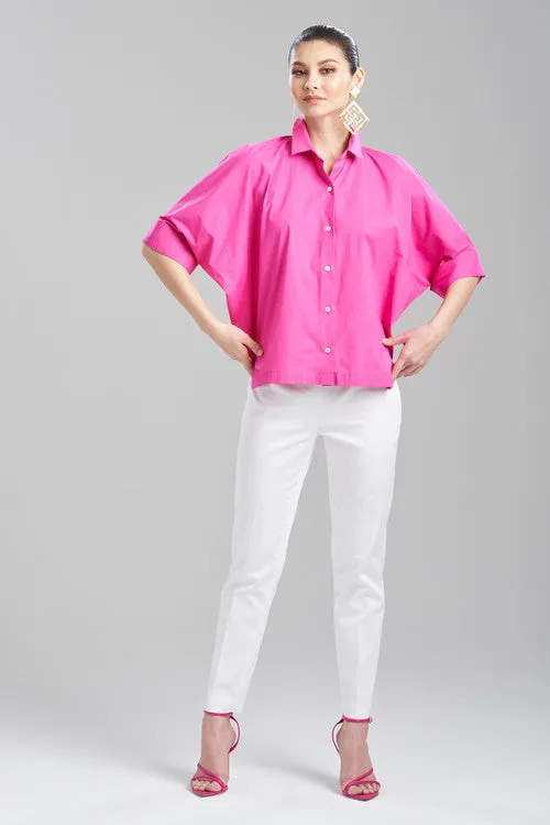 Cotton Poplin Top sold by Natori