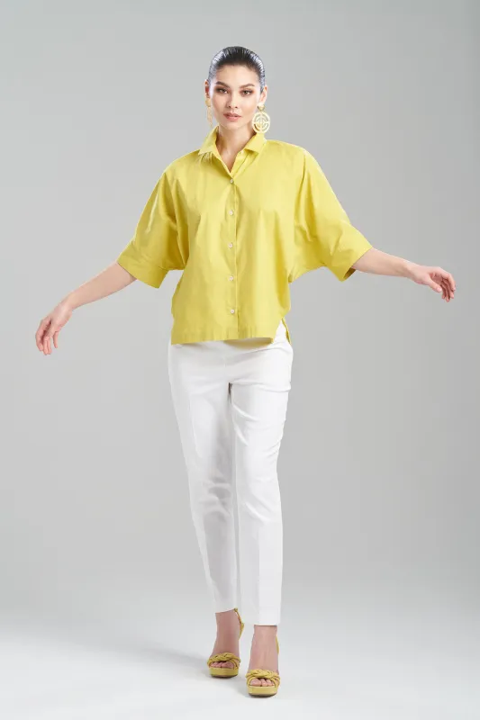 Cotton Poplin Top sold by Natori