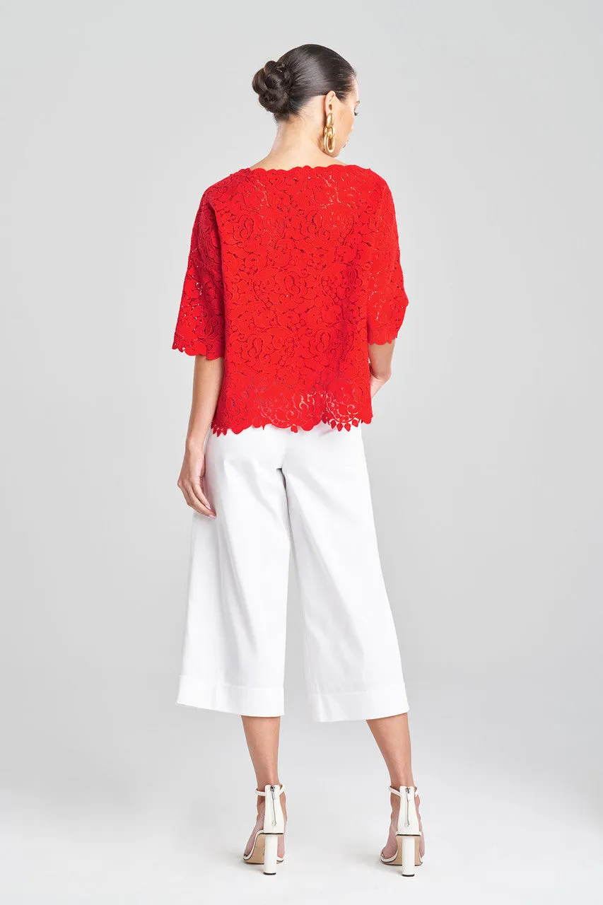 Scroll Guipure Lace Top sold by Natori product image thumbnail 2