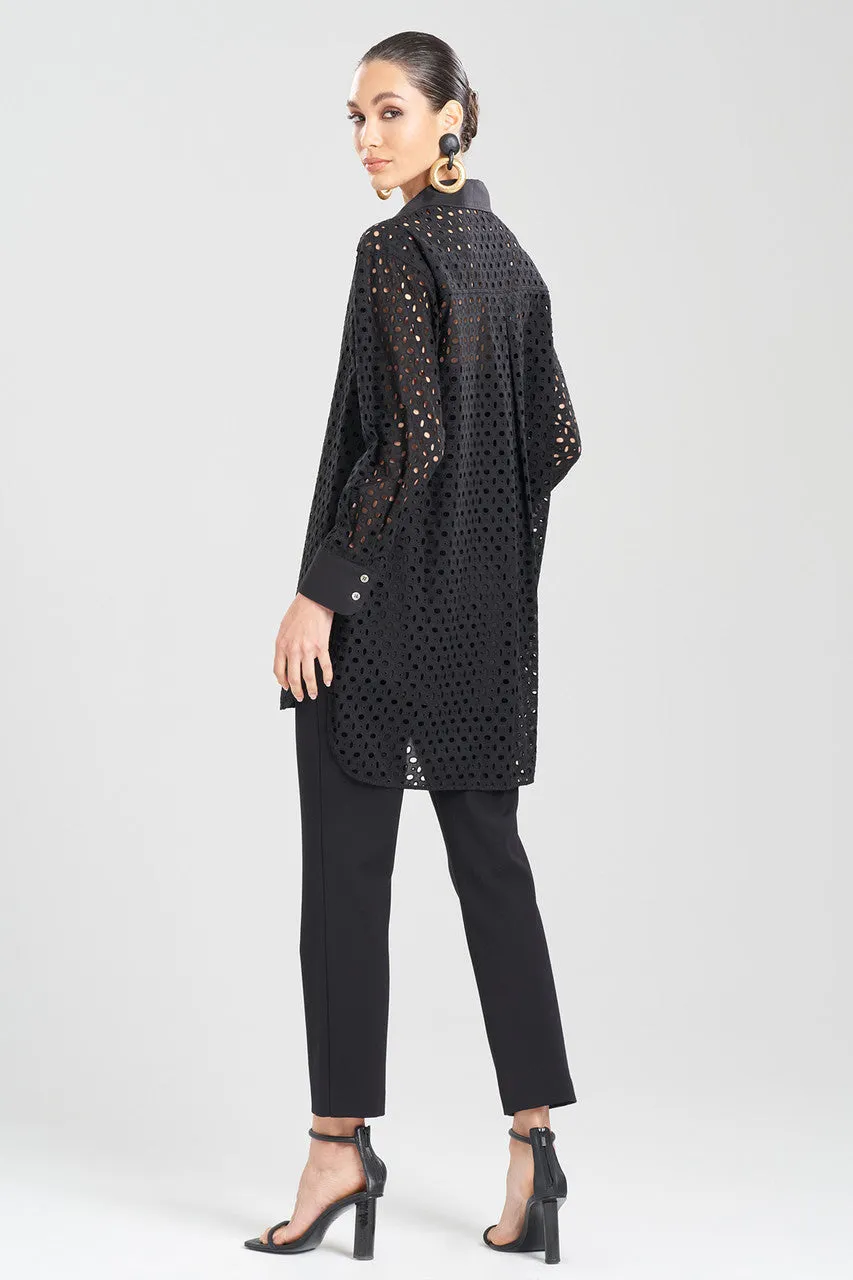 Cotton Eyelet Oversized Top sold by Natori product image thumbnail 2