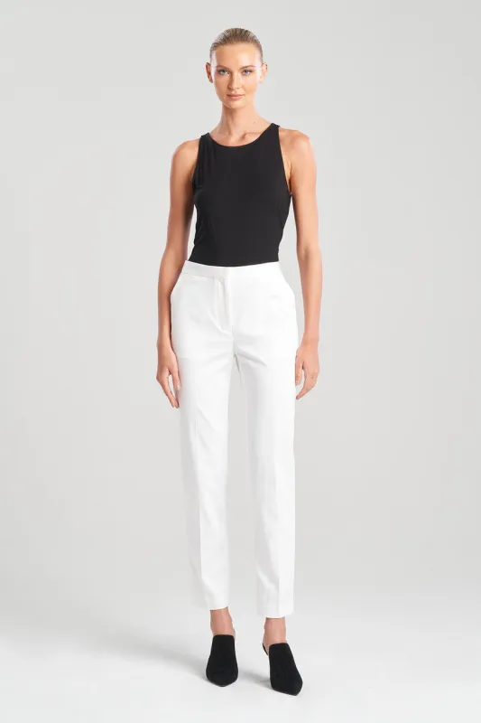 Cotton Chino Tapered Pants sold by Natori