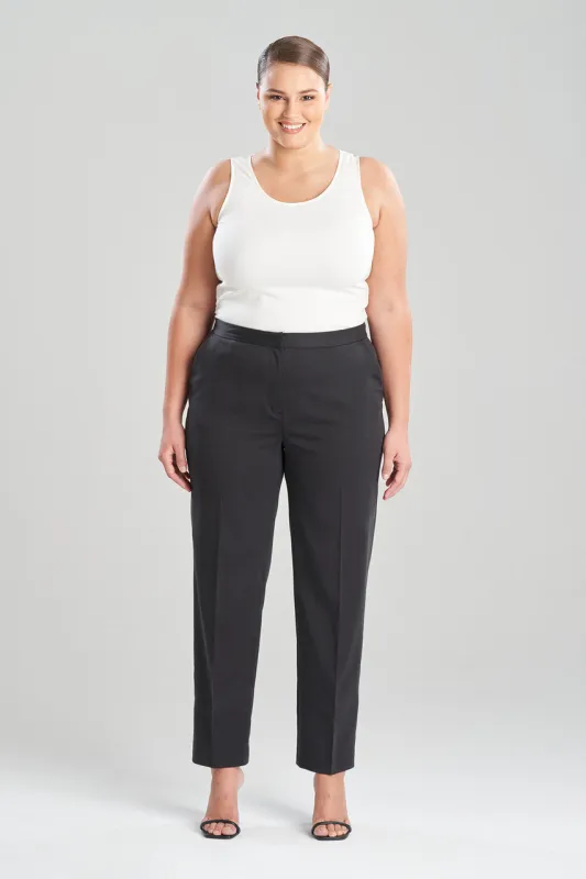 Cotton Chino Tapered Pants sold by Natori