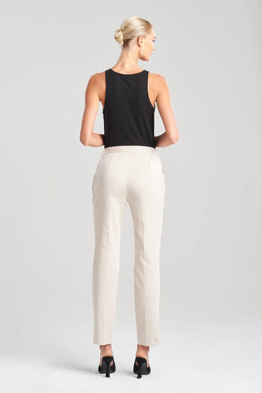 Cotton Chino Ankle Pants sold by Natori