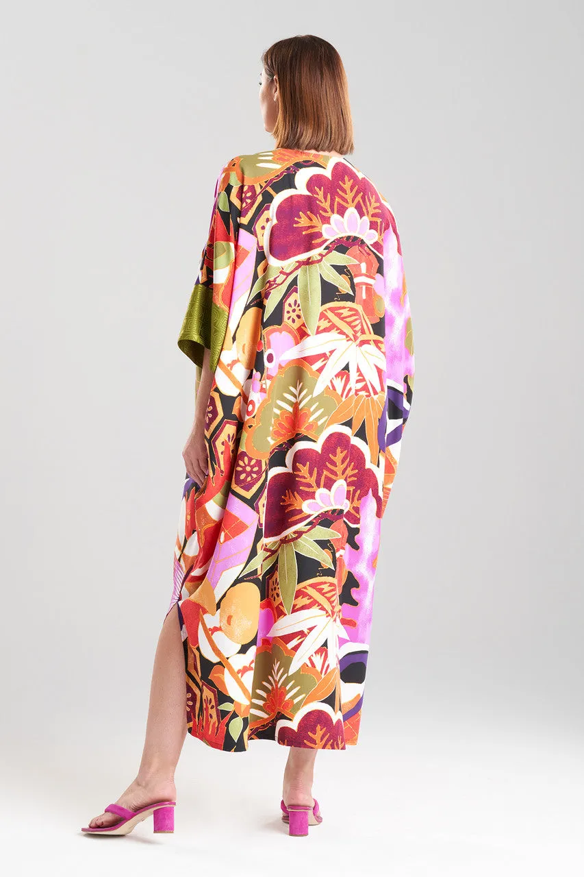 Ikebana Zip Caftan sold by Natori product image thumbnail 4
