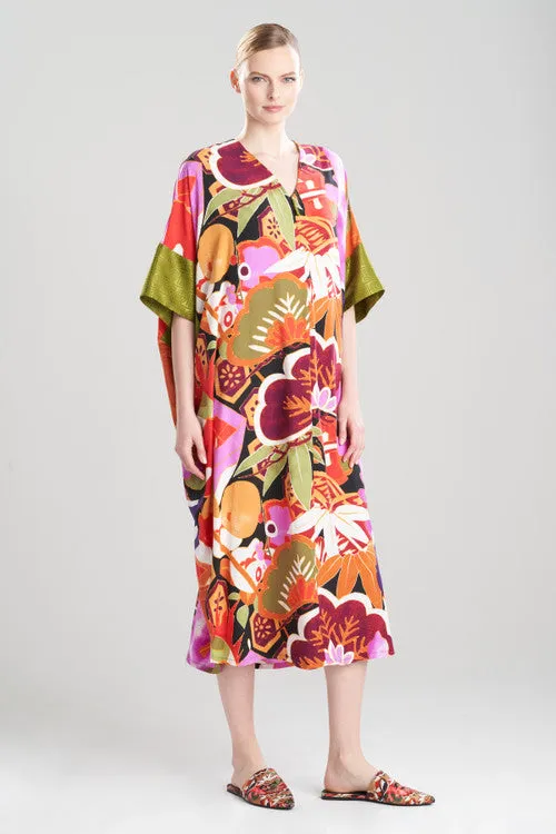 Ikebana Zip Caftan sold by Natori