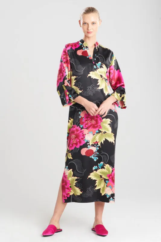 Peona Mandarin Caftan sold by Natori