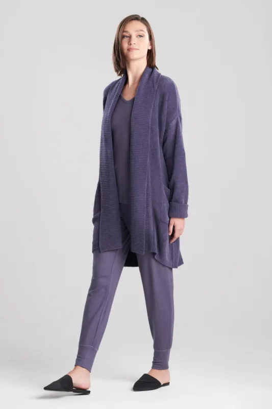 Aura Solid Cardigan sold by Natori