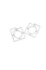 Infinity 14K Gold Geometric Hoop Earrings sold by Natori