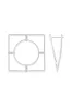 Infinity 14K Gold Geometric Hoop Earrings sold by Natori