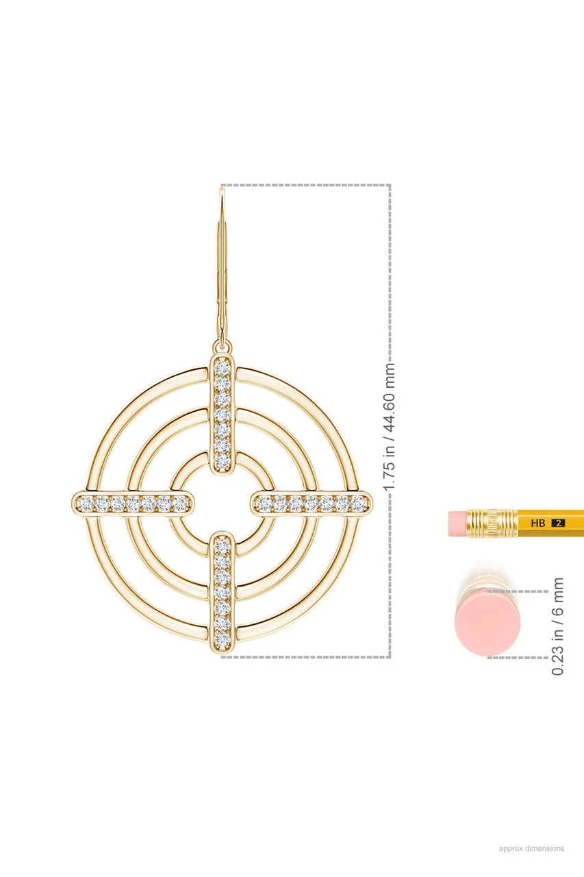 Infinity Concentric Circle 14K Gold Earrings sold by Natori product image thumbnail 3