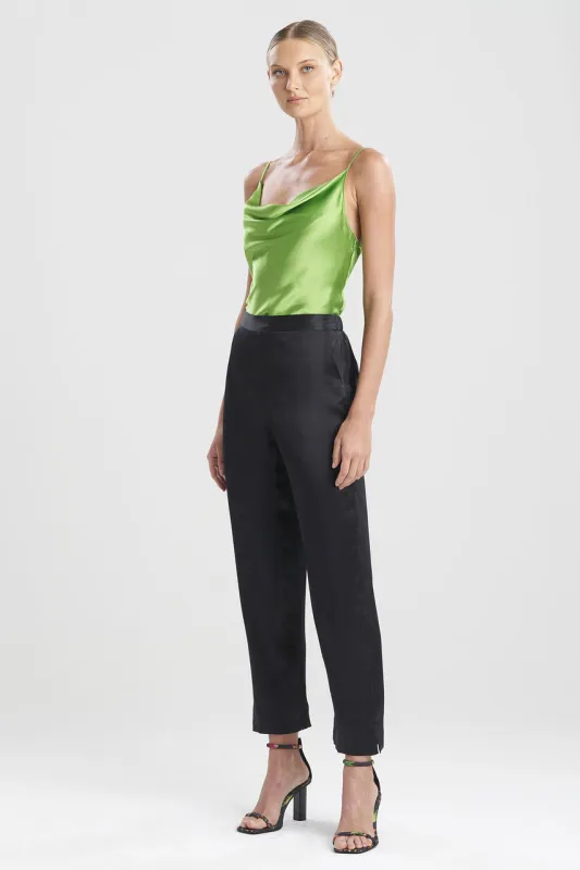 Key Essentials Silk Straight Leg Pants made by Natori