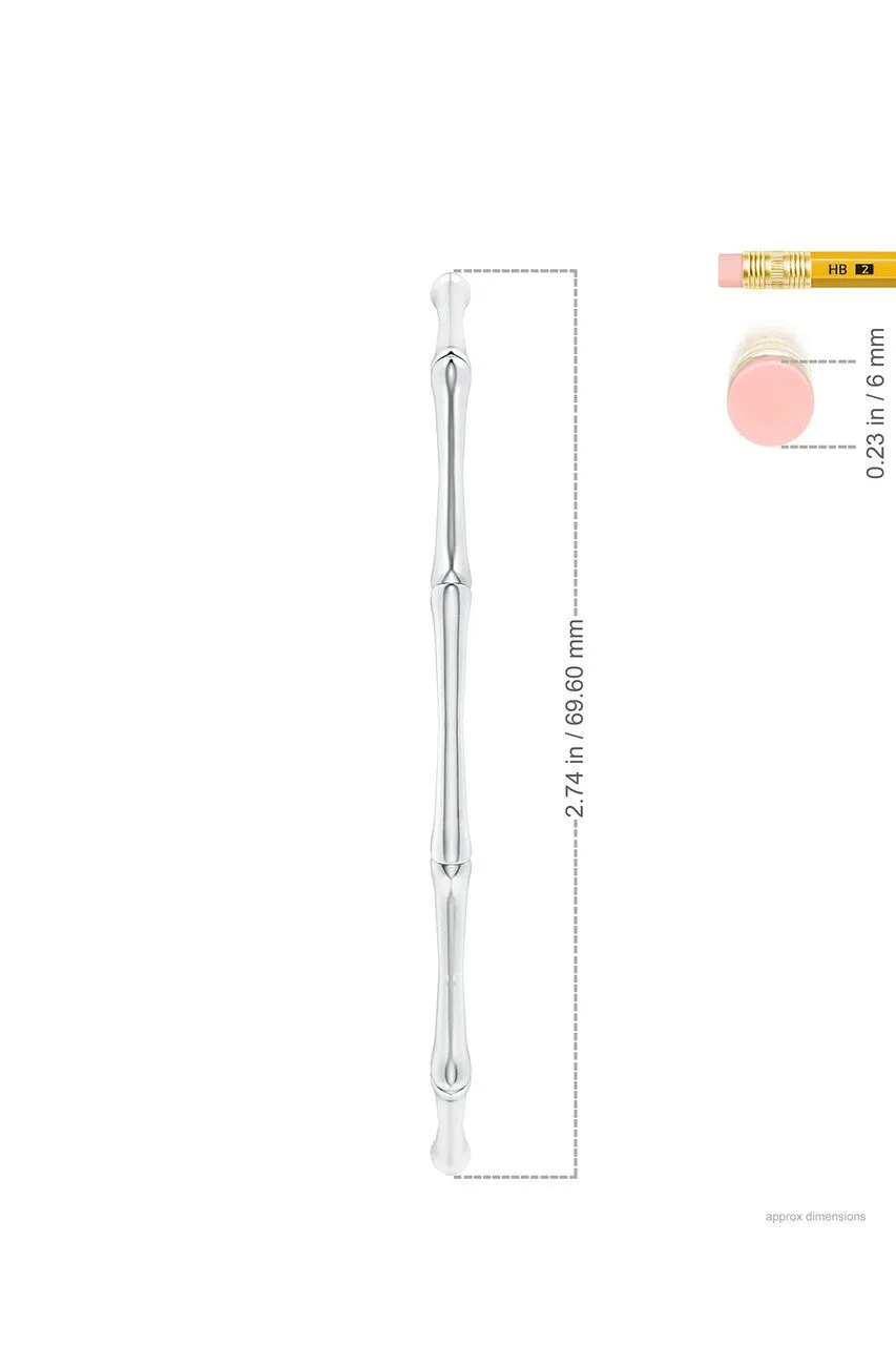 Indochine 14k Large 2.75 Inch Bamboo Hoops sold by Natori product image thumbnail 3