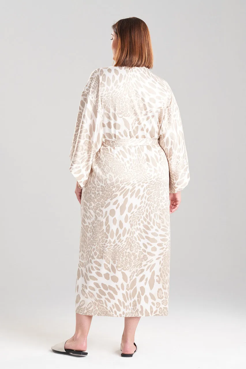 Luxe Leopard Robe sold by Natori product image thumbnail 4