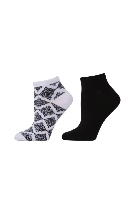 Diamond Socks - 2 Pair Pack sold by Natori
