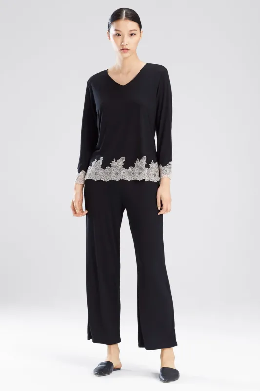 Luxe Shangri-La TENCEL™ Long Sleeve PJ sold by Natori
