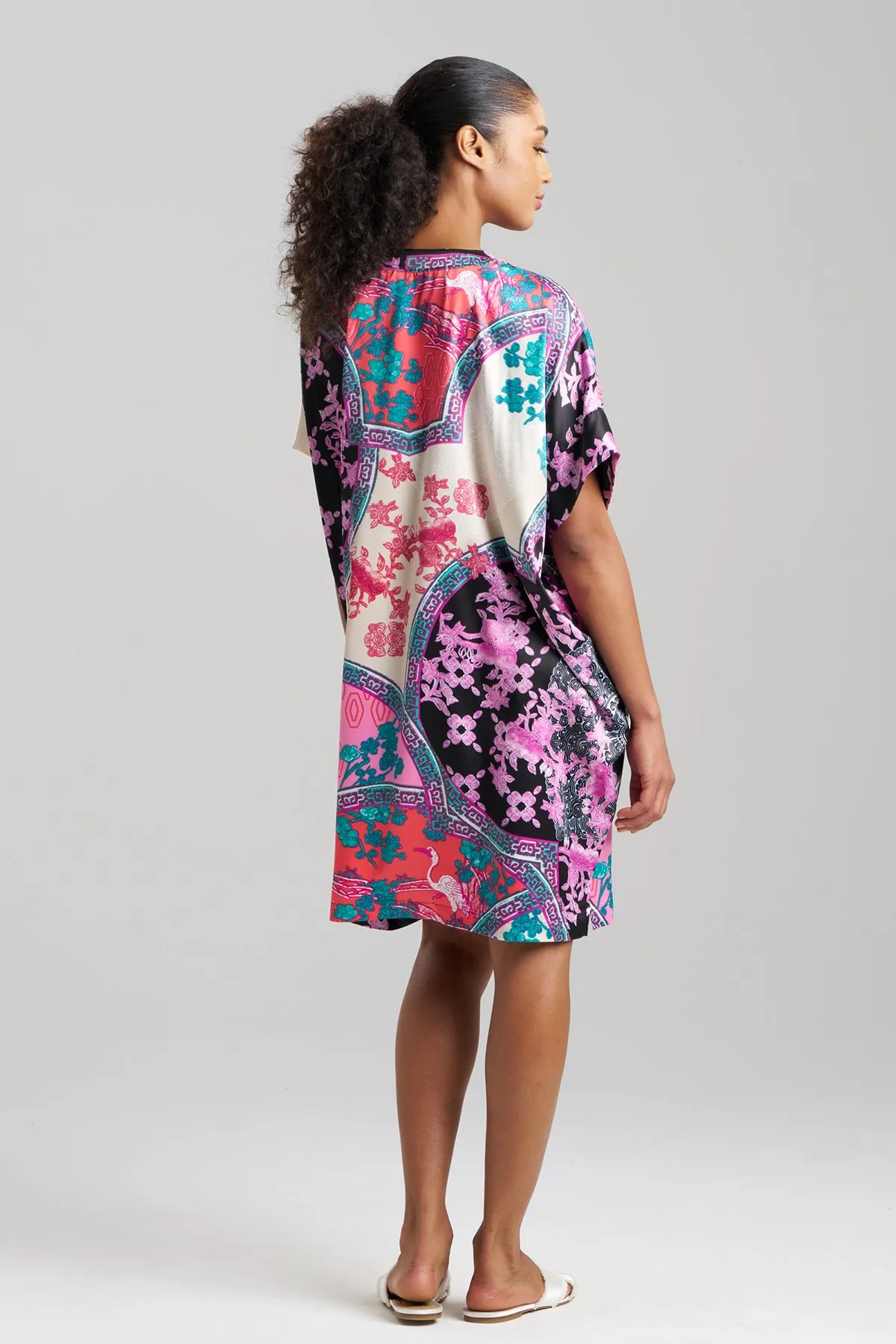 Brocade Sleepshirt - black/multi sold by Natori product image thumbnail 2