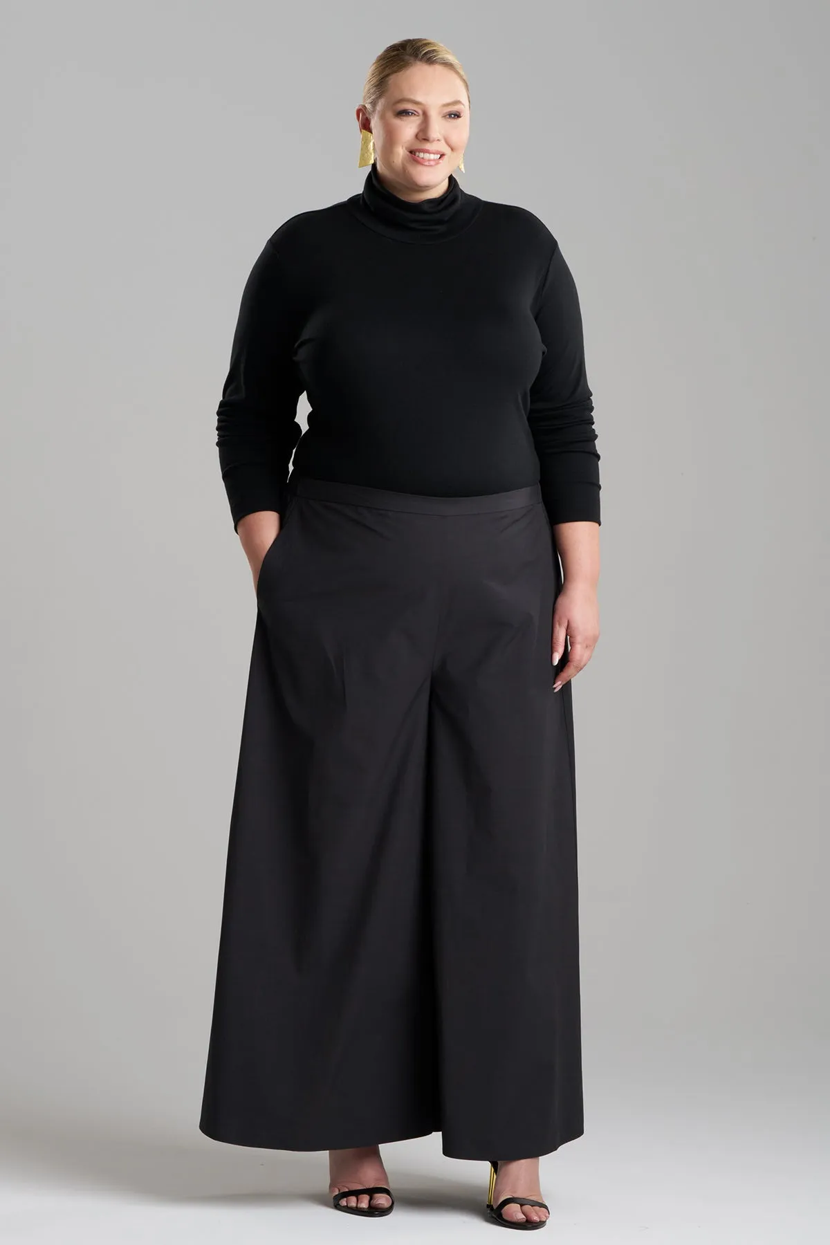 Tech Cotton Taffeta Palazzo Pants sold by Natori product image thumbnail 3