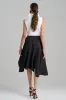 Tech Cotton Taffeta Origami Spiral Skirt sold by Natori