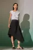 Tech Cotton Taffeta Origami Asymmetrical Skirt sold by Natori