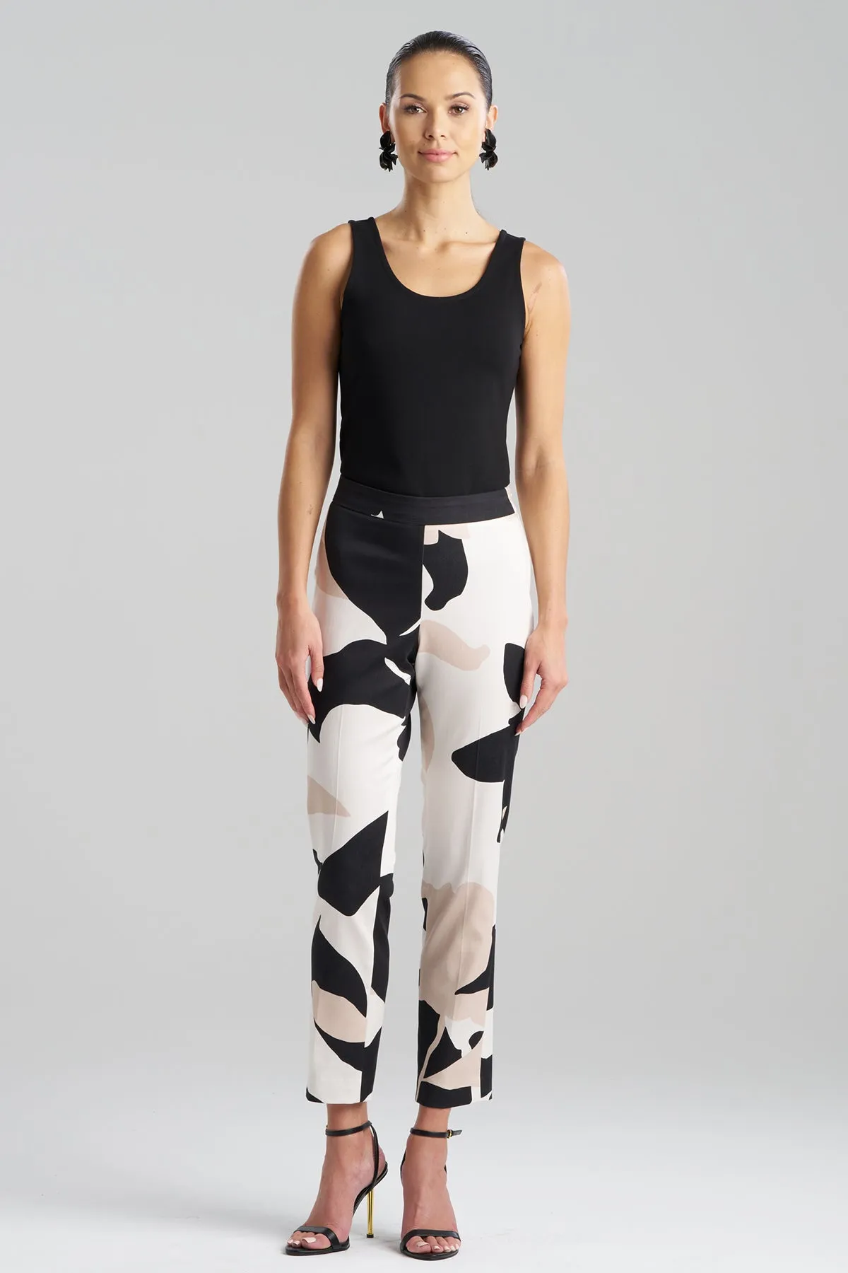 Nishi Cotton Side Zip Ankle Pants sold by Natori product image thumbnail 2