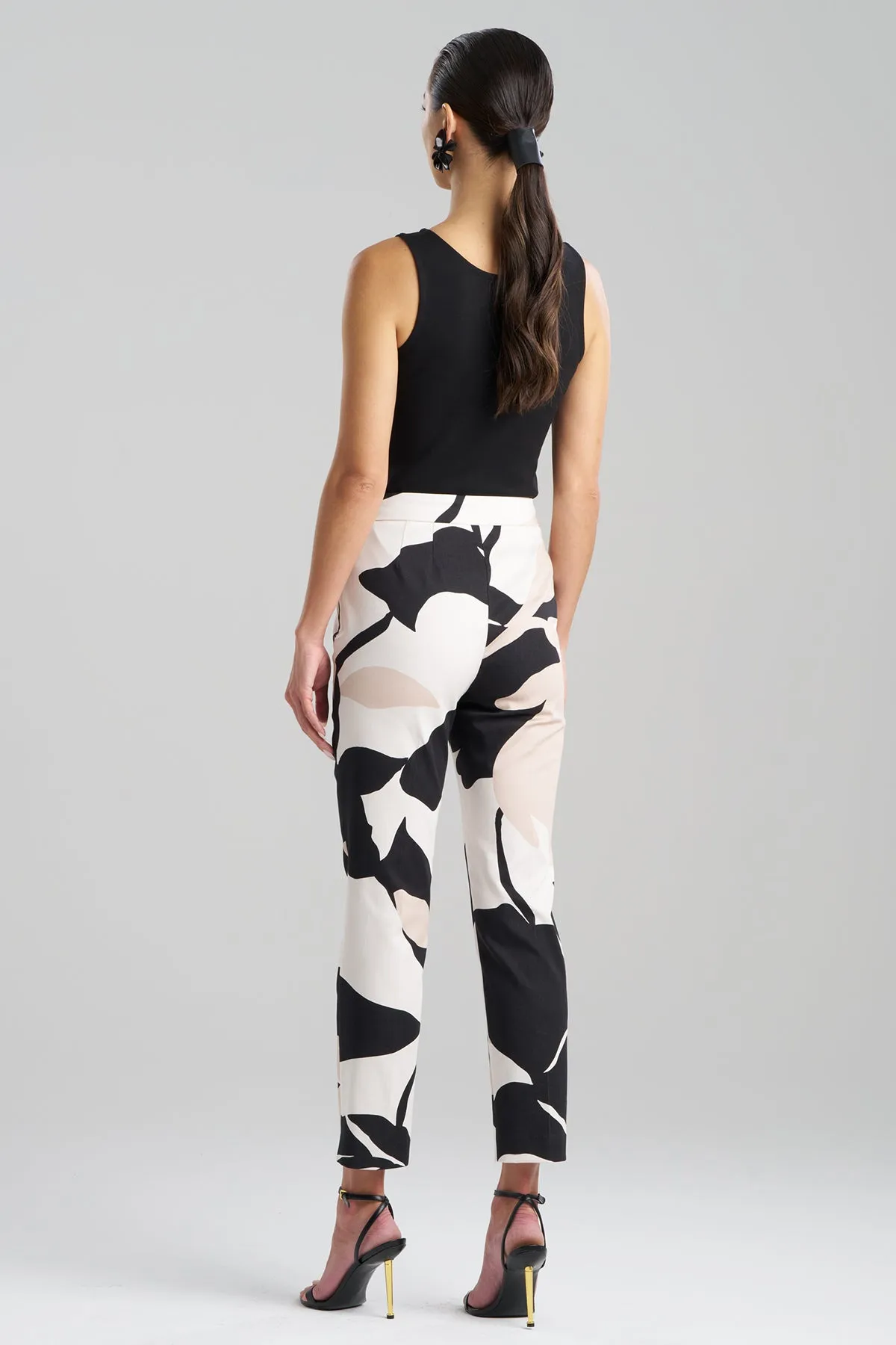 Nishi Cotton Side Zip Ankle Pants sold by Natori product image thumbnail 3