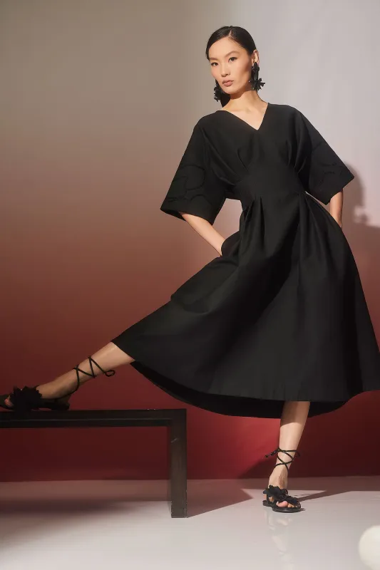 Canvas Cotton Embroidered Dress sold by Natori