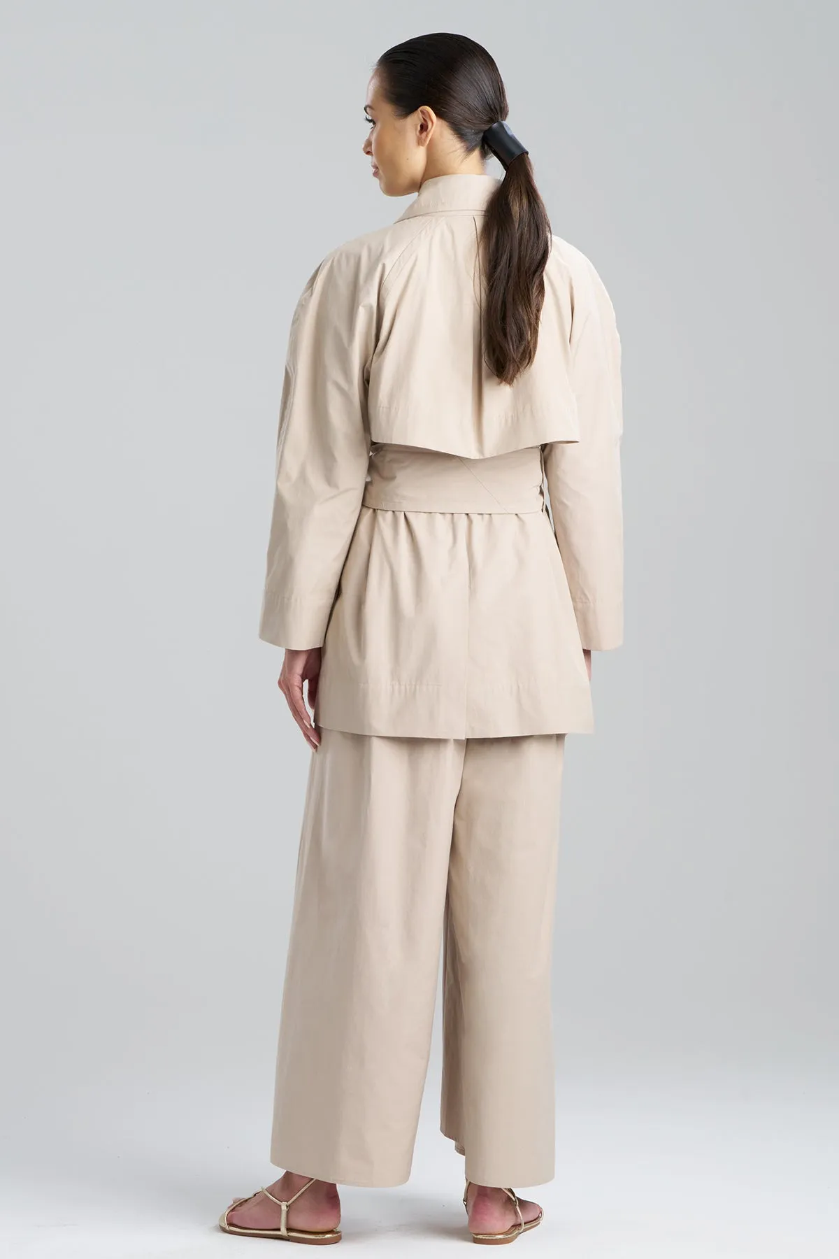Tech Cotton Taffeta Trench Coat sold by Natori product image thumbnail 3