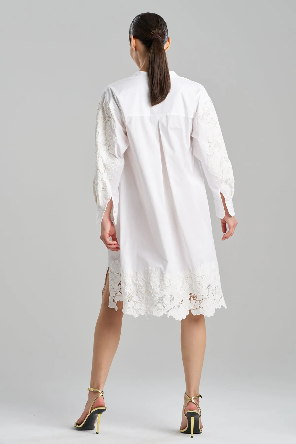 Kumo Embroidery Applique Oversized Shirtdress sold by Natori product image thumbnail 3