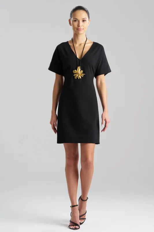 Compact Knit Short Sleeve Sheath Dress sold by Natori