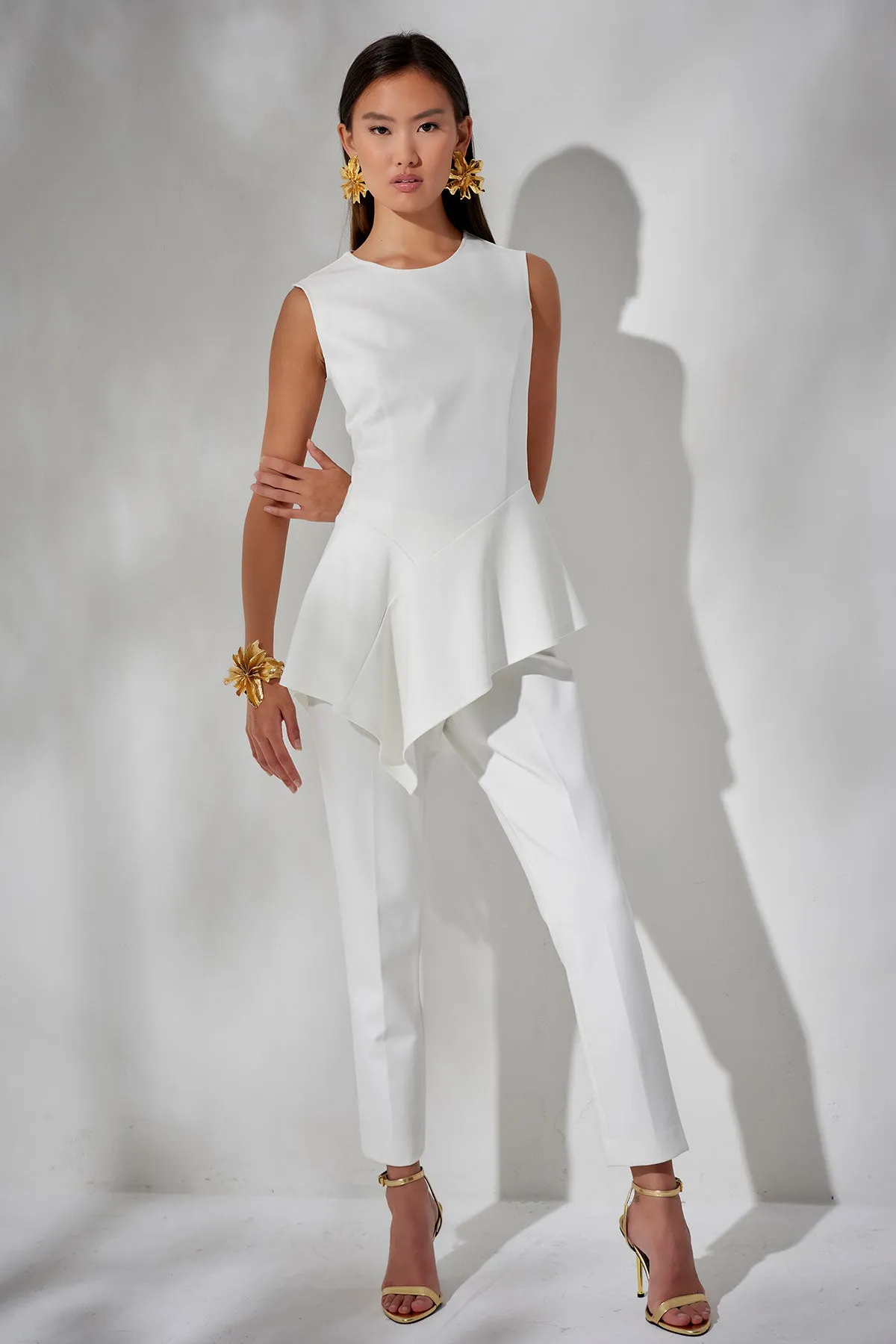 Compact Knit Asymmetrical Top sold by Natori product image thumbnail 4