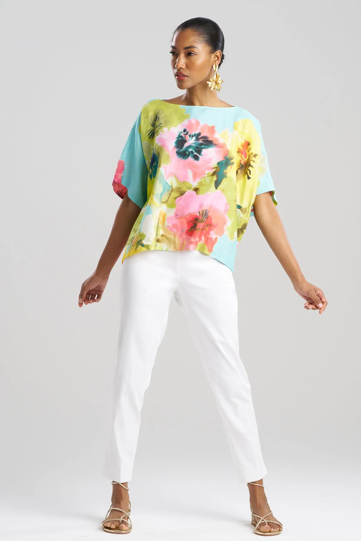 Ophelia Linen Caftan Top sold by Natori product image thumbnail 2