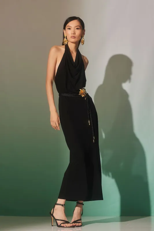 Matte Jersey Halter Maxi Dress sold by Natori