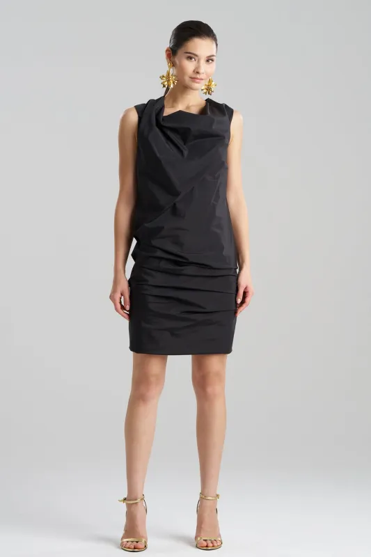 Techno Poplin Asymmetrical Origami Dress sold by Natori