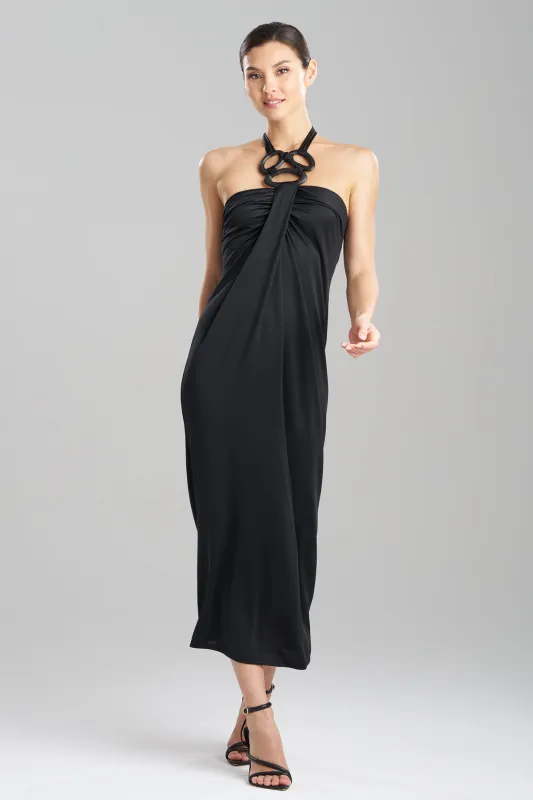 Solid Jersey Halter Dress sold by Natori