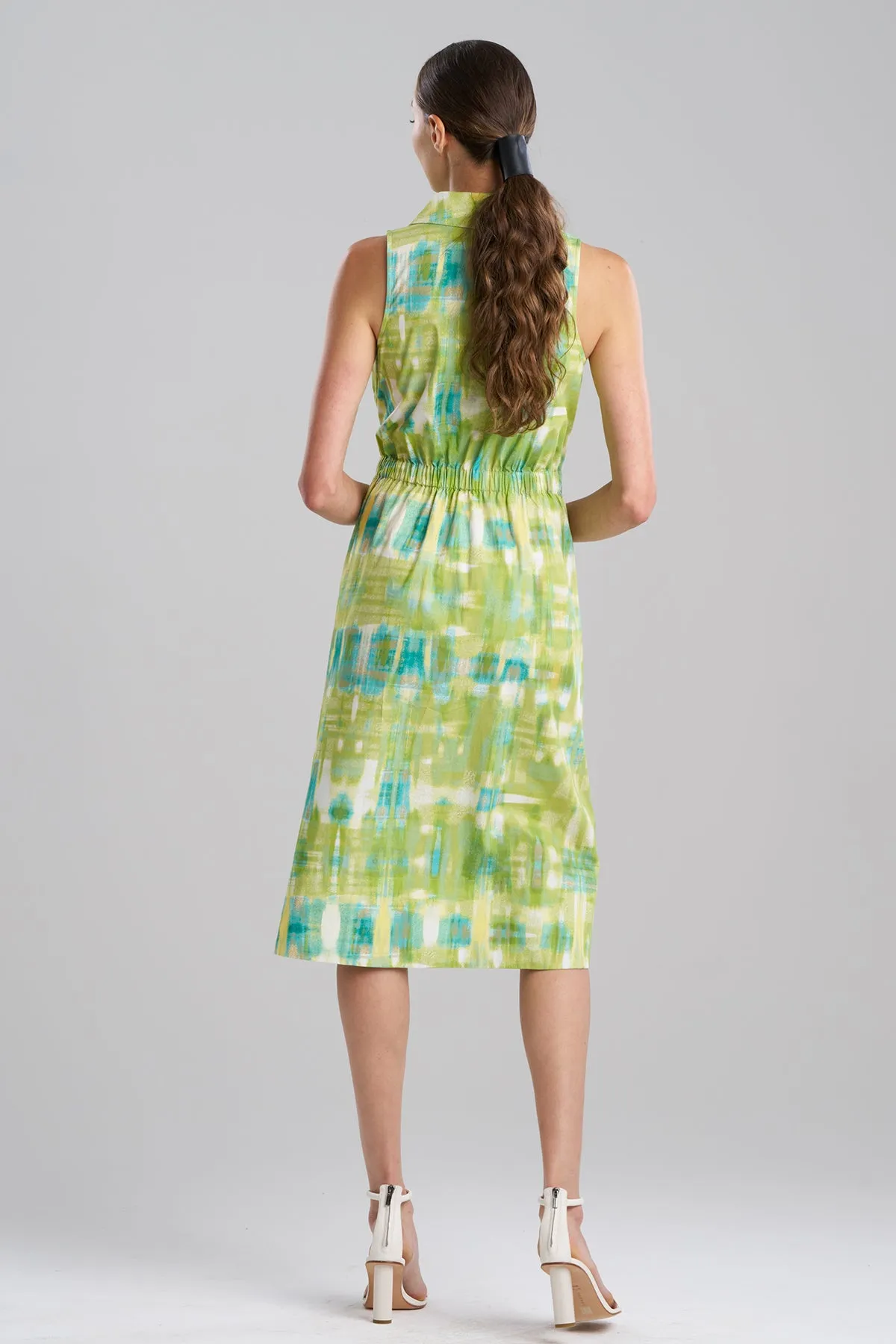 Plaids Halter Button Down Dress sold by Natori product image thumbnail 2