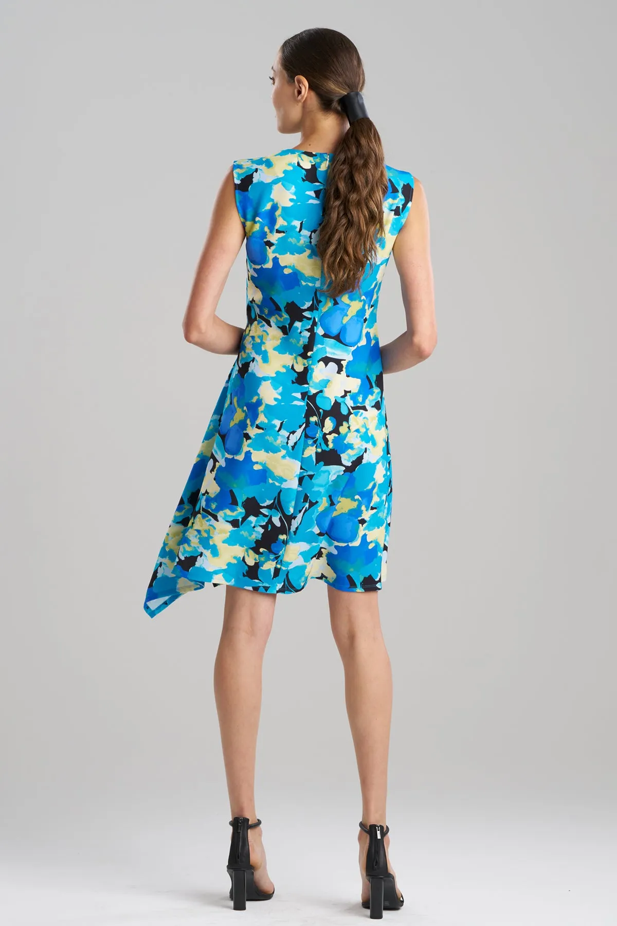 Bright Floral Side Drape Dress sold by Natori product image thumbnail 2