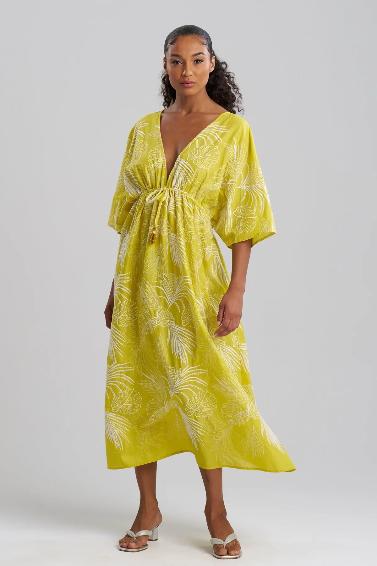 Palm Caftan Dress sold by Natori