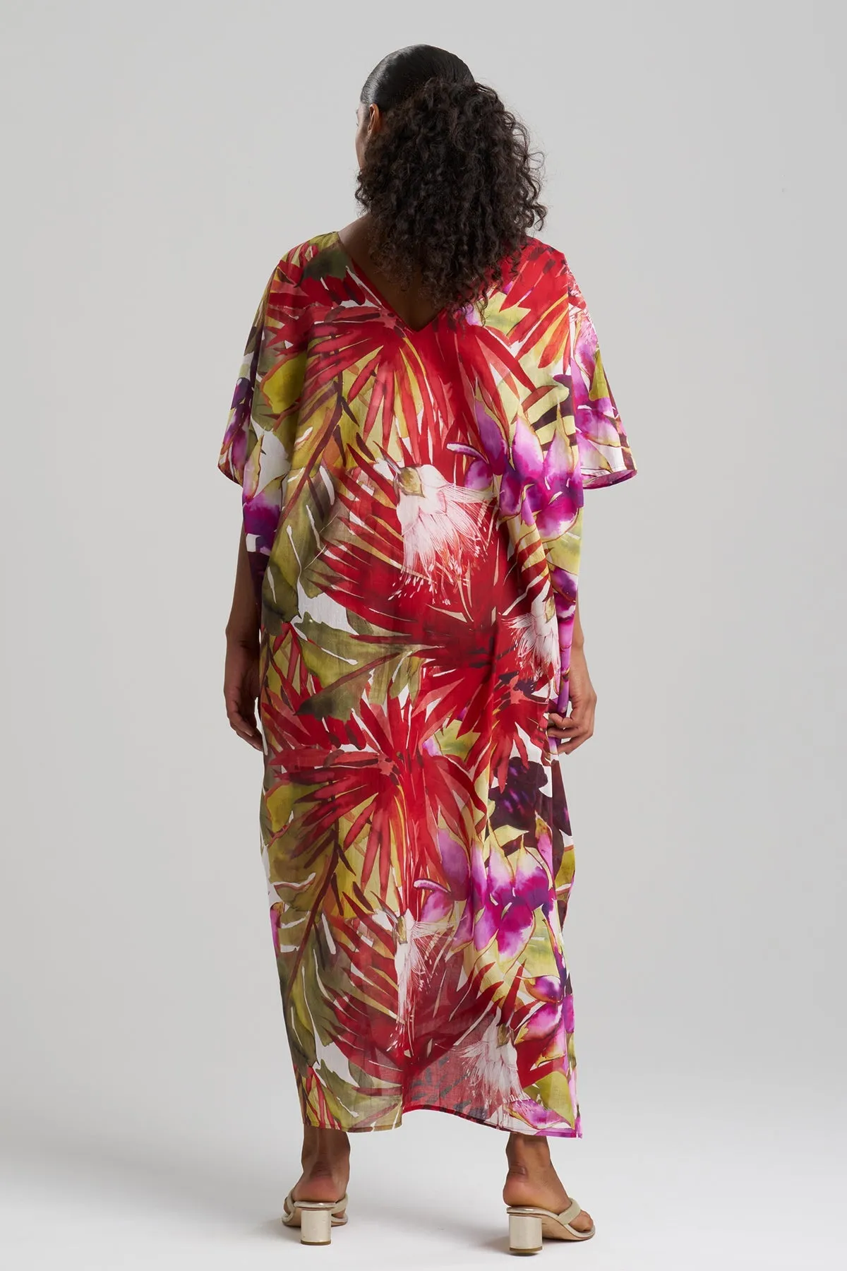 Rainforest Cotton Beaded Caftan sold by Natori product image thumbnail 3