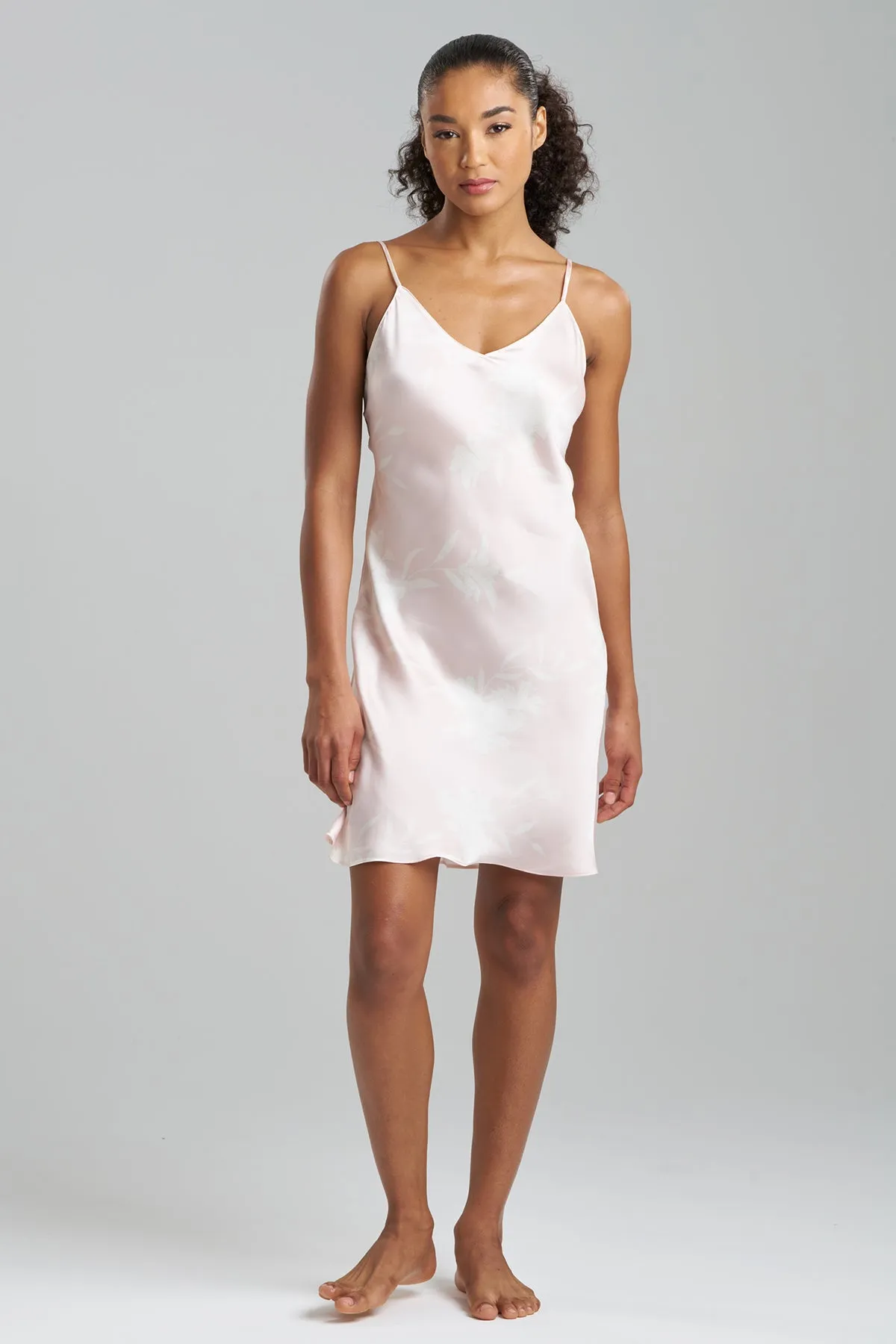 Lily Printed Satin Icon Chemise sold by Natori