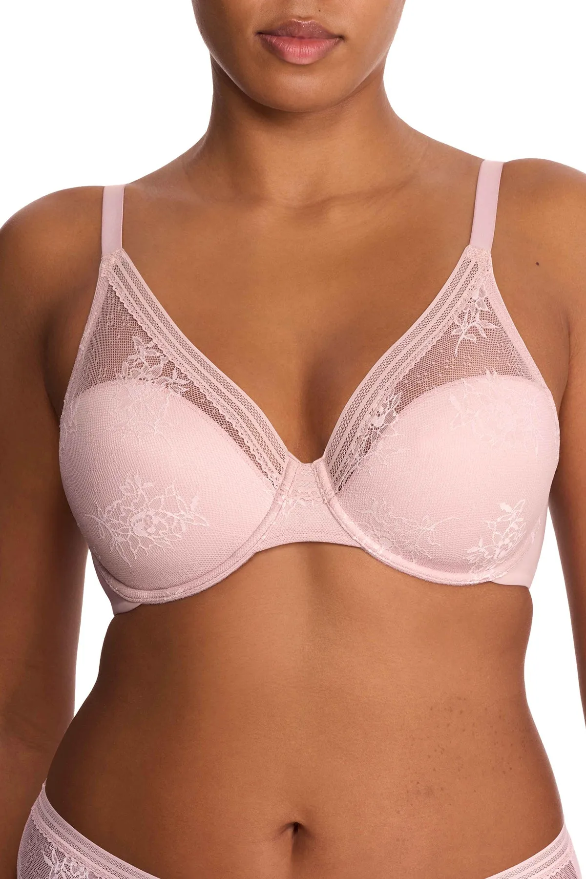 Love Lace Full Coverage Plunge T-Shirt Bra sold by Natori product image thumbnail 2
