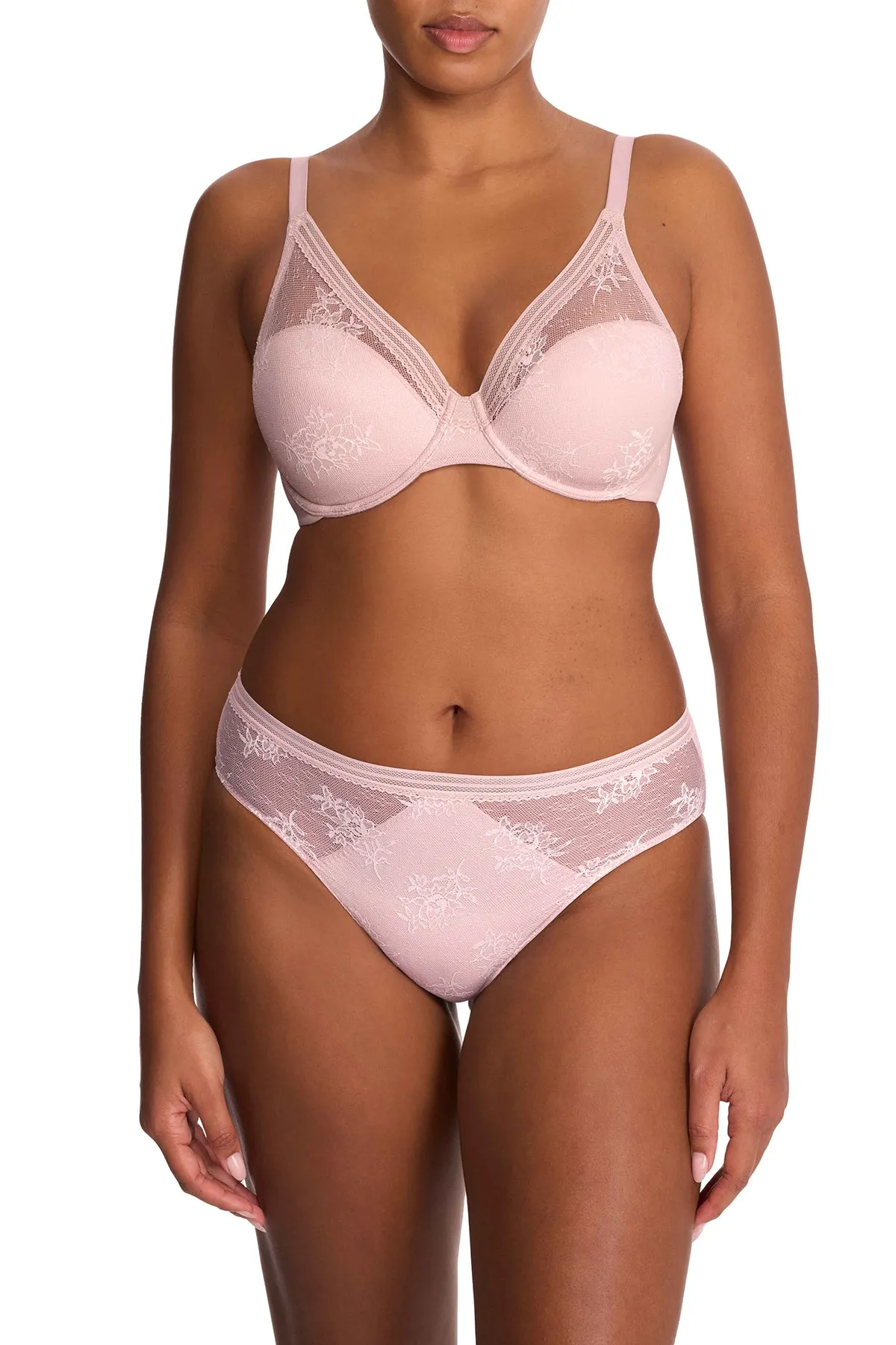 Love Lace Full Coverage Plunge T-Shirt Bra sold by Natori product image thumbnail 5