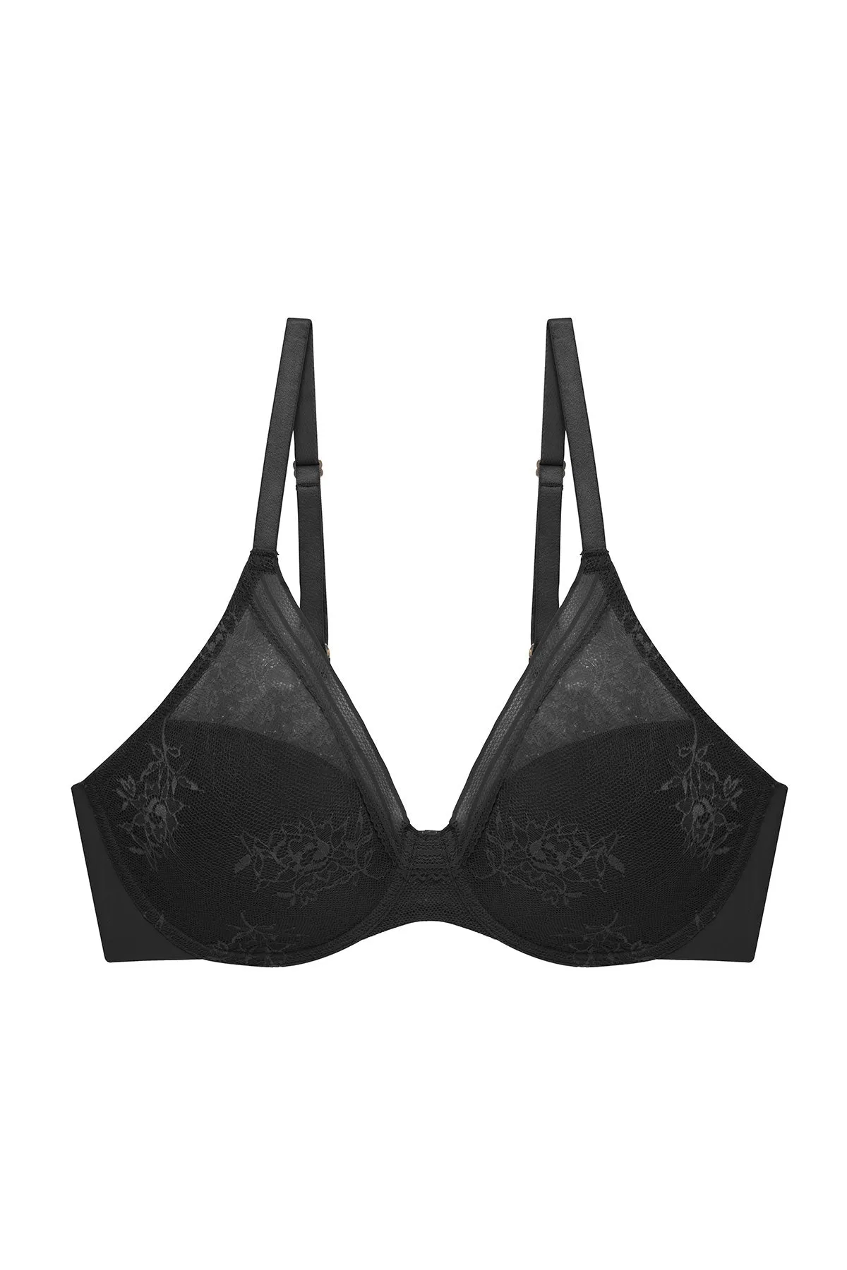 Love Lace Full Coverage Plunge T-Shirt Bra sold by Natori