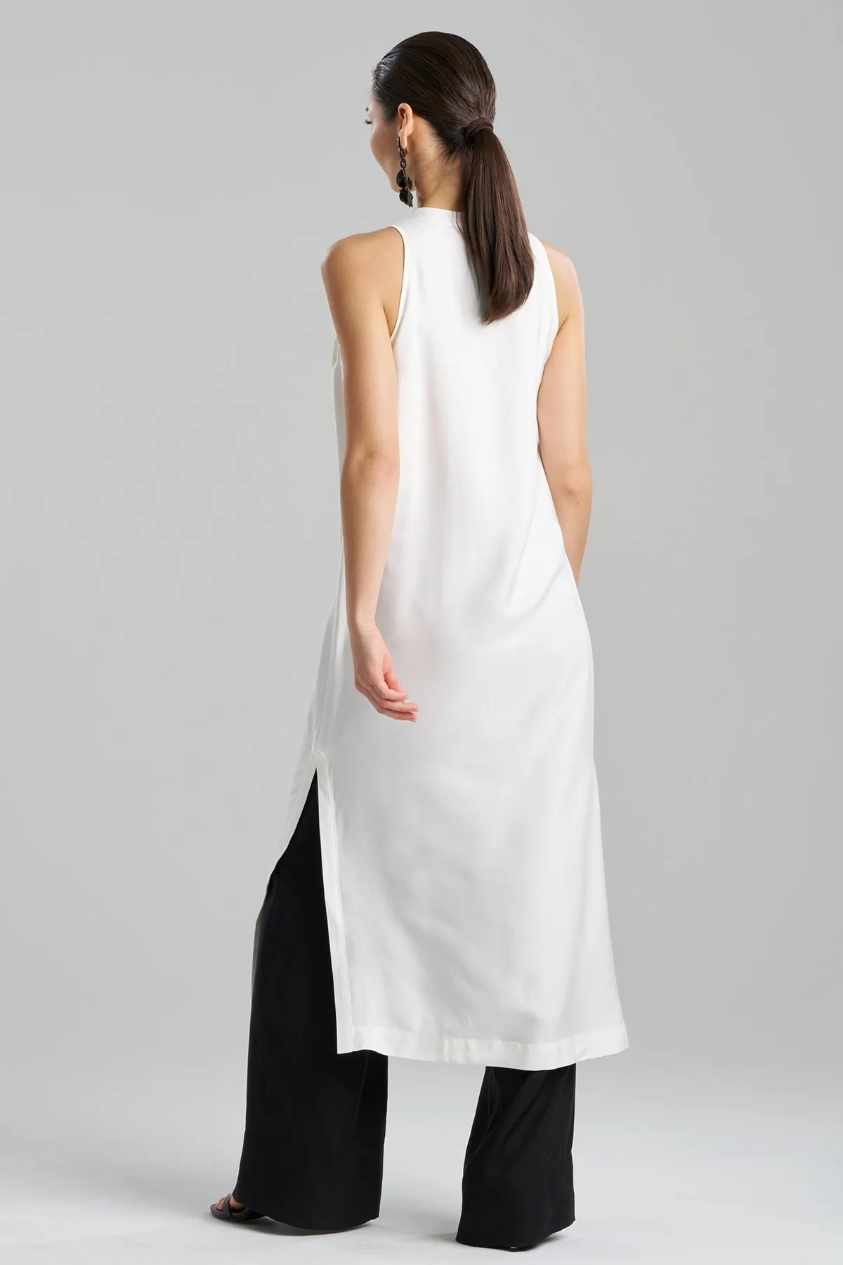 Cotton Silk Twill Sleeveless Tunic sold by Natori product image thumbnail 3