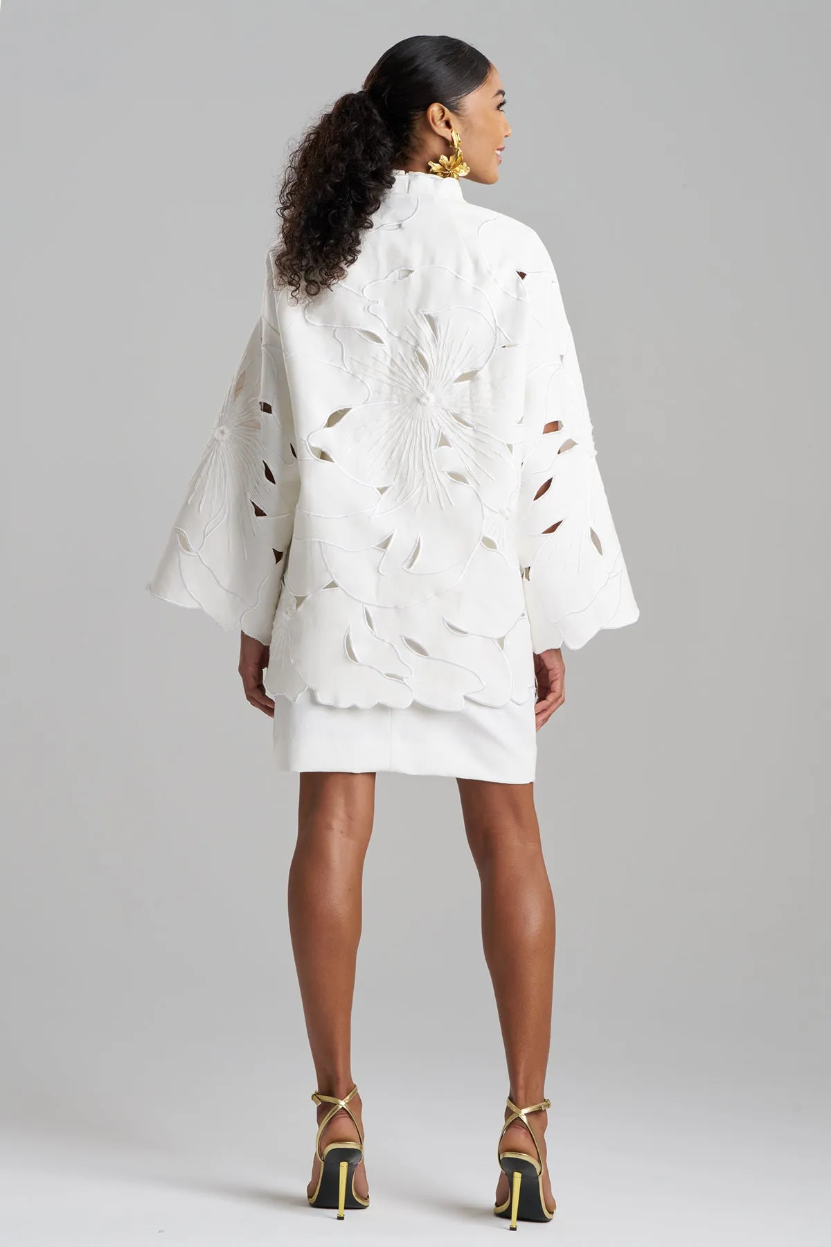 Couture Canvas Embellished Jacket sold by Natori product image thumbnail 3