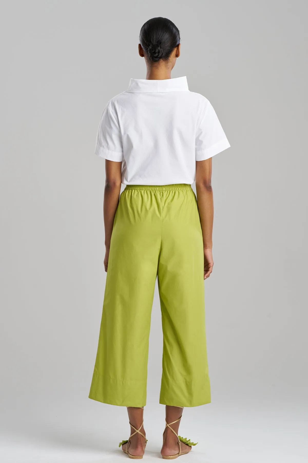 Techno Poplin Cropped Pants sold by Natori product image thumbnail 2
