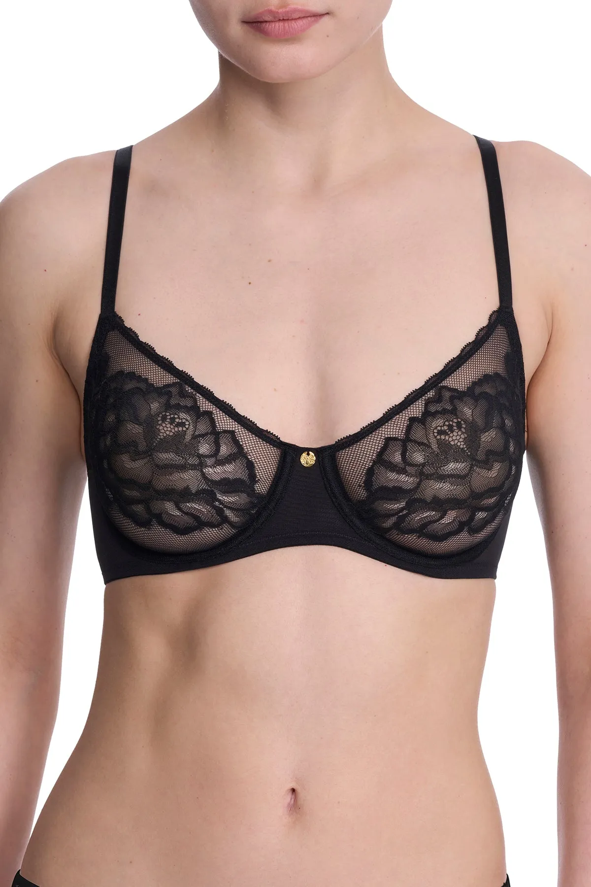 Flora Unlined Balconette Underwire Bra sold by Natori